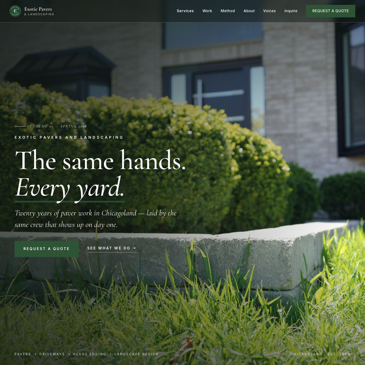 Exotic Pavers & Landscaping