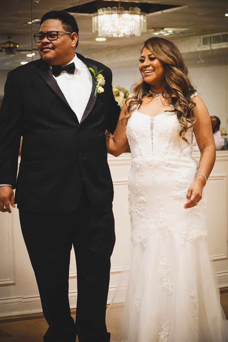 Couple entering