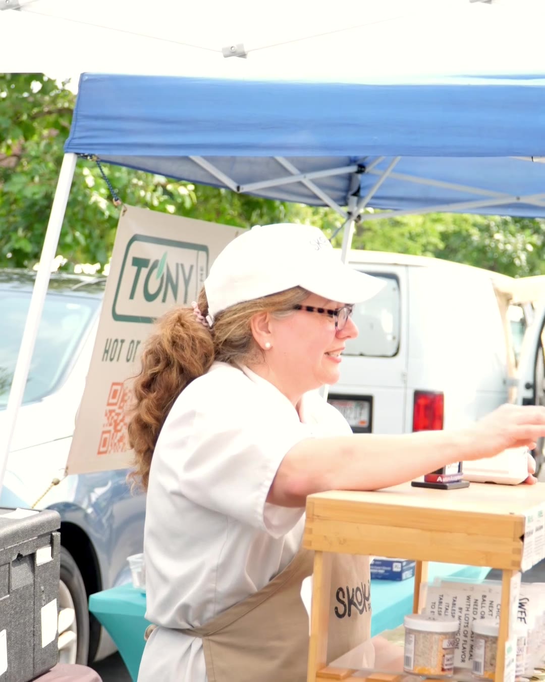 Skokie Provisions vendor at the booth