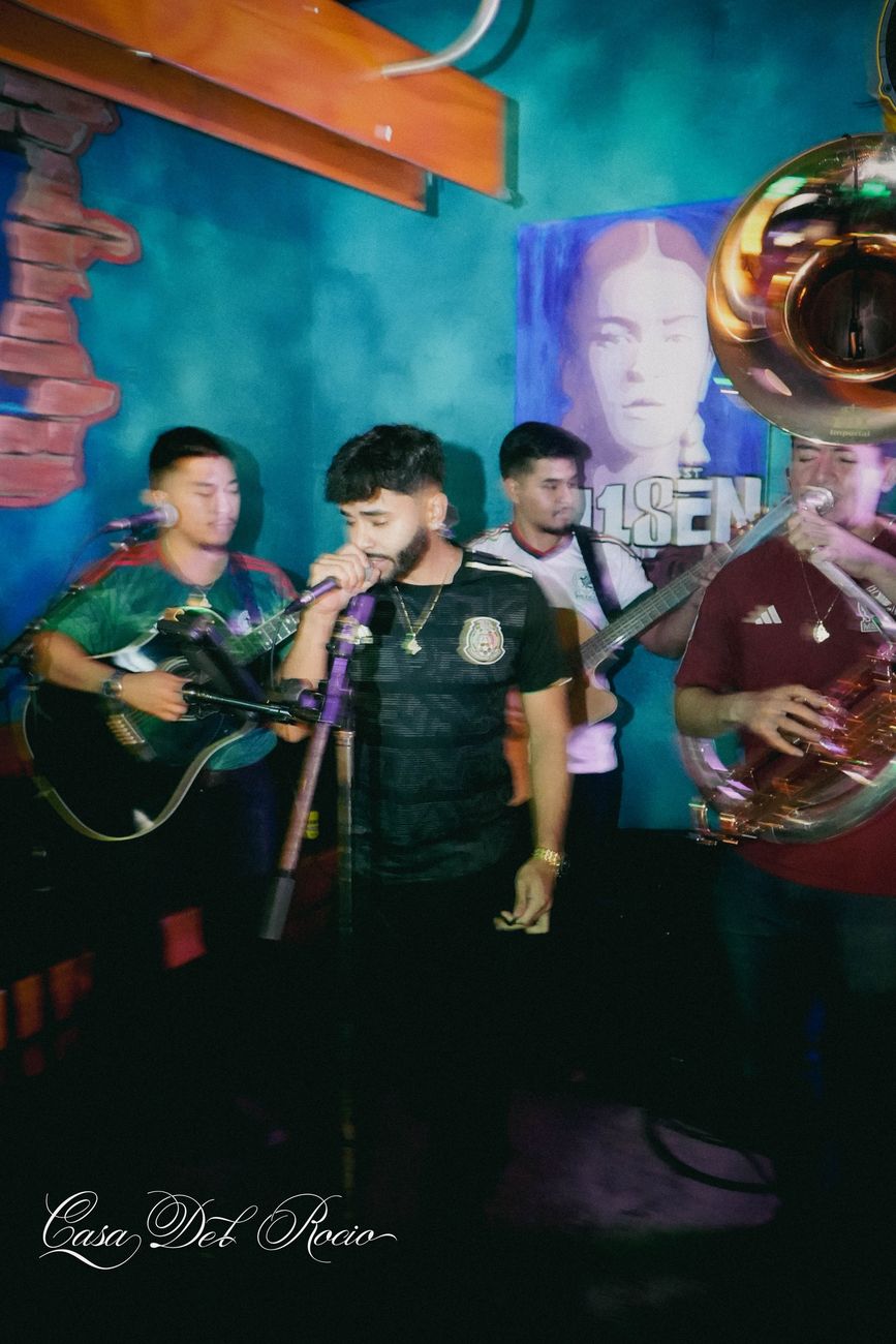 Band performing